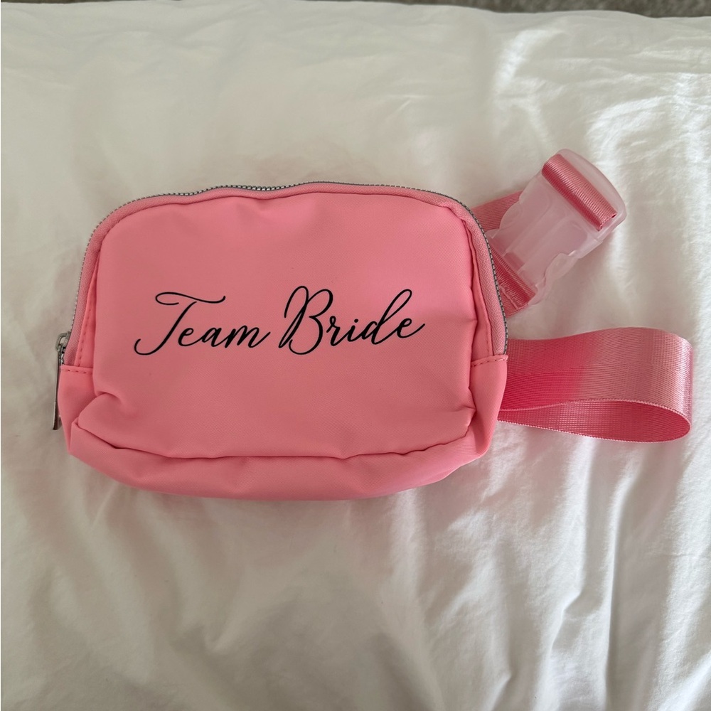 Pink Team Bride Women's Fanny Pack Bag